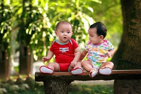 Ngây ngất trước những cặp song sinh đáng yêu của sao Việt