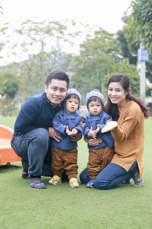 Ngây ngất trước những cặp song sinh đáng yêu của sao Việt