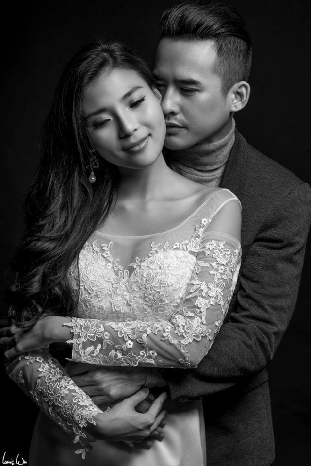 Lương Thế Thành-Thúy Diễm lãng mạn với ảnh cưới đen trắng