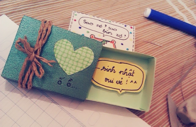 Lời nhắn nhủ dễ thương từ những hộp diêm