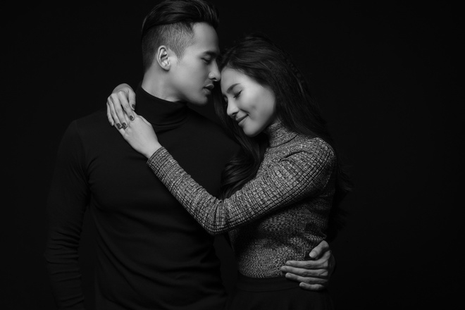 Lương Thế Thành-Thúy Diễm lãng mạn với ảnh cưới đen trắng