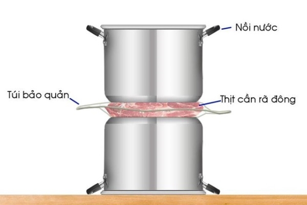 Cách rã đông siêu nhanh trong 5 phút không cần lò vi sóng