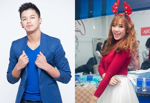 Hari Won hội ngộ Trọng Hiếu Idol tại Nhà Máy Giáng Sinh Nhiệm Màu