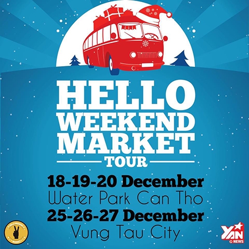 Đón chào Giáng sinh tại Cần Thơ cùng Hello Weekend Market