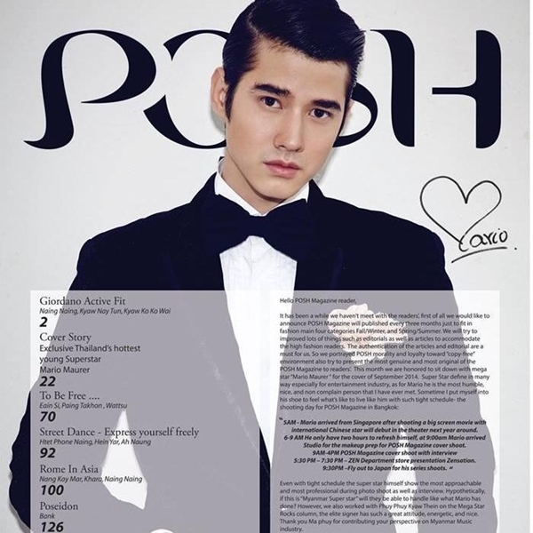 “Đổ gục” trước vẻ điển trai của “Hoàng tử điện ảnh Thái” Mario Maurer