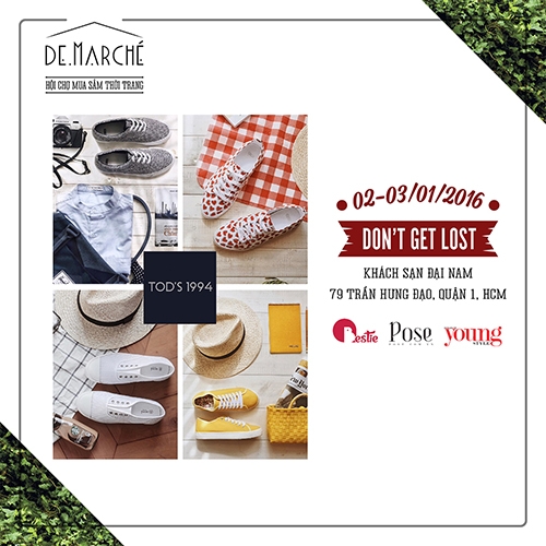 DeMarché - Cảm hứng hội chợ theo phong cách mới