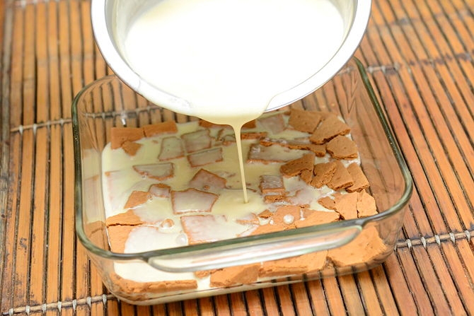 Làm bánh xoài lạnh không cần lò nướng