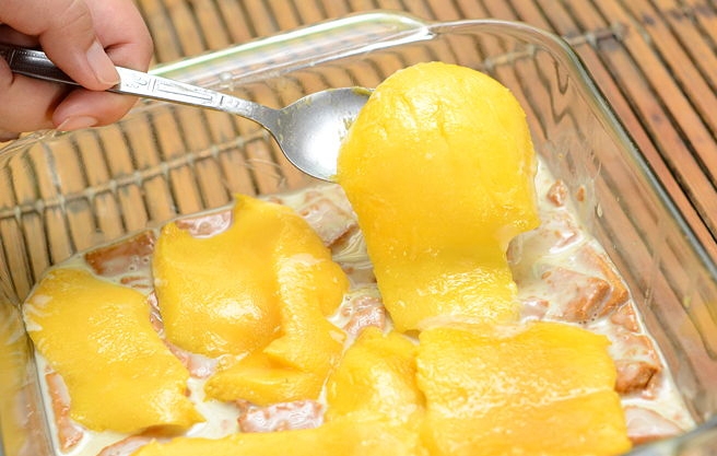 Làm bánh xoài lạnh không cần lò nướng