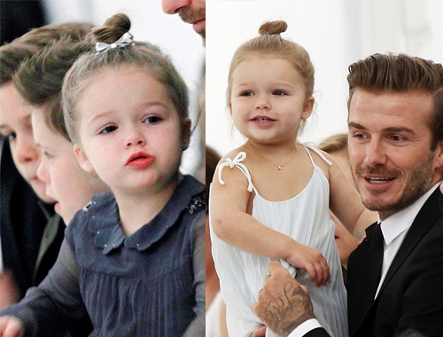 Những kiểu tóc cho bé gái xinh như Harper Beckham