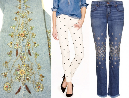 Hô biến quần jeans cũ thành mới và độc