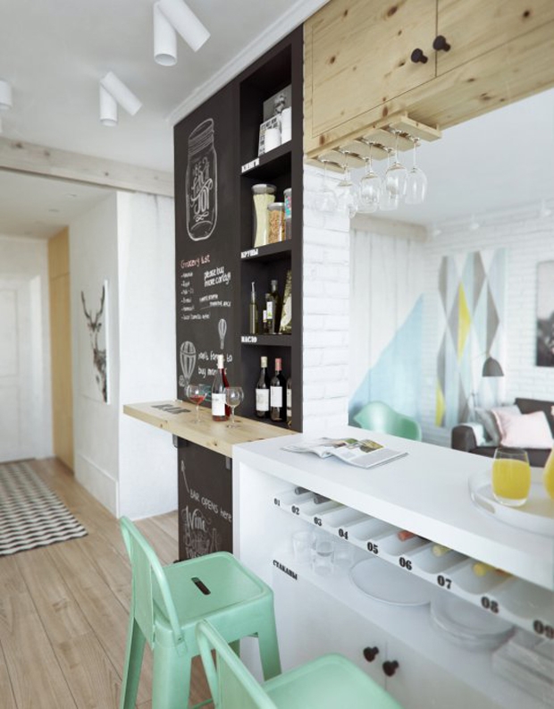 Căn hộ 45m2 nhẹ nhàng, cuốn hút