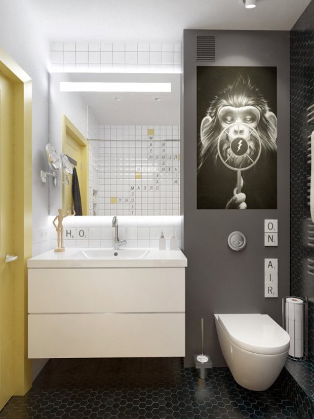 Căn hộ 45m2 nhẹ nhàng, cuốn hút