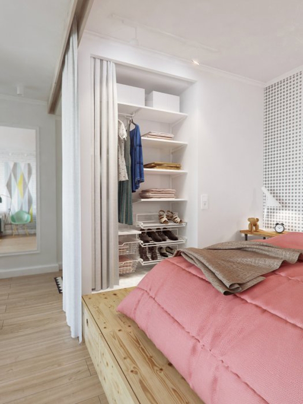 Căn hộ 45m2 nhẹ nhàng, cuốn hút