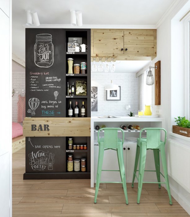 Căn hộ 45m2 nhẹ nhàng, cuốn hút