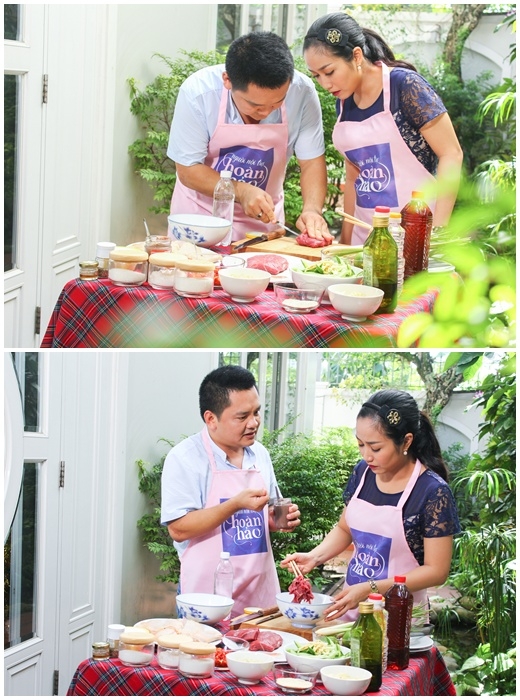 Học hỏi Ốc Thanh Vân, đầu bếp Võ Quốc chuẩn bị tiệc Giáng sinh