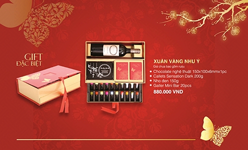 Trọn sắc xuân – Đón lộc vàng cùng quà tết Chocolate Graphics