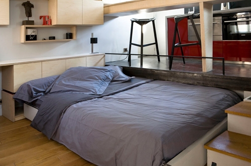 Căn hộ 16m2 cải tạo từ phòng tắm gây