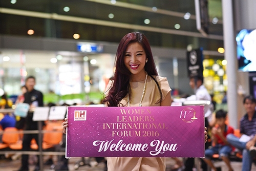 Miss Venezuela đến Việt Nam tham dự diễn đàn Nữ lãnh đạo quốc tế 2016