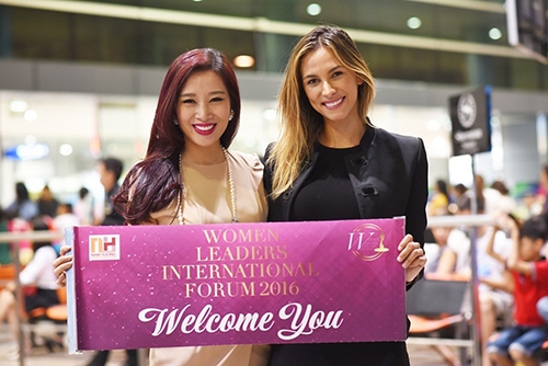 Miss Venezuela đến Việt Nam tham dự diễn đàn Nữ lãnh đạo quốc tế 2016