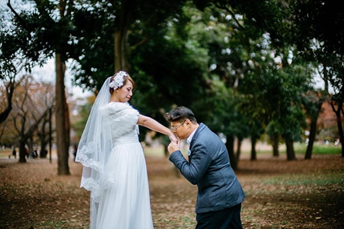 Cặp đôi chi gần 40 triệu đồng sang Nhật chụp bộ ảnh cưới