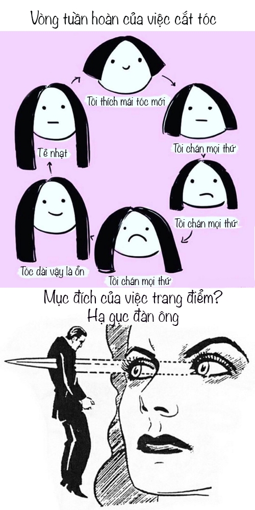 Những chuyện cười ra nước mắt của các nàng khi trang điểm