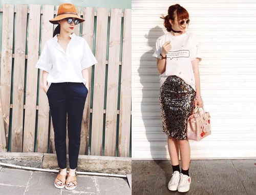 Đầu tư cho street style là cách thể hiện phong cách mới của sao Việt
