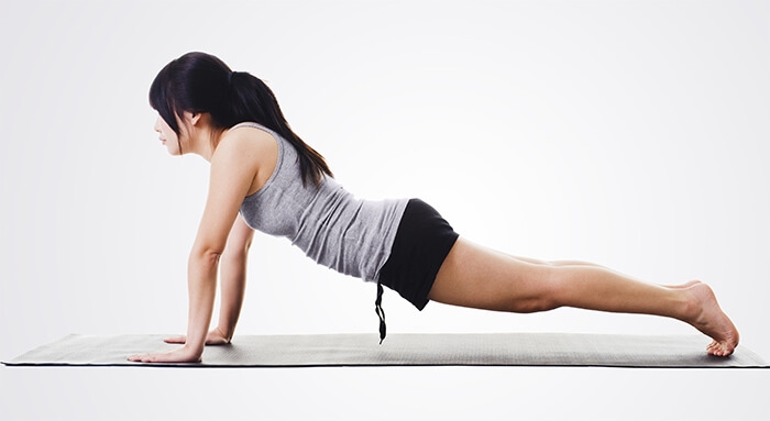 Bestie tap plank