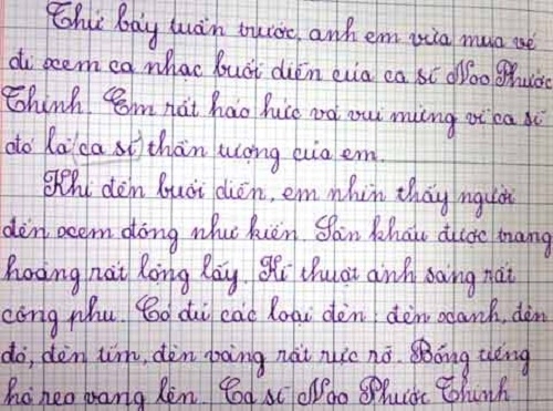 Chân dung Sao Việt qua tài miêu tả của học trò
