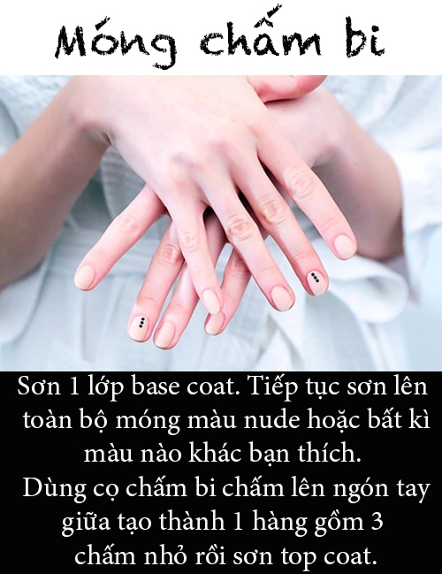 Mẫu móng siêu đẹp cho nàng lười chỉ với 5 phút thực hiện