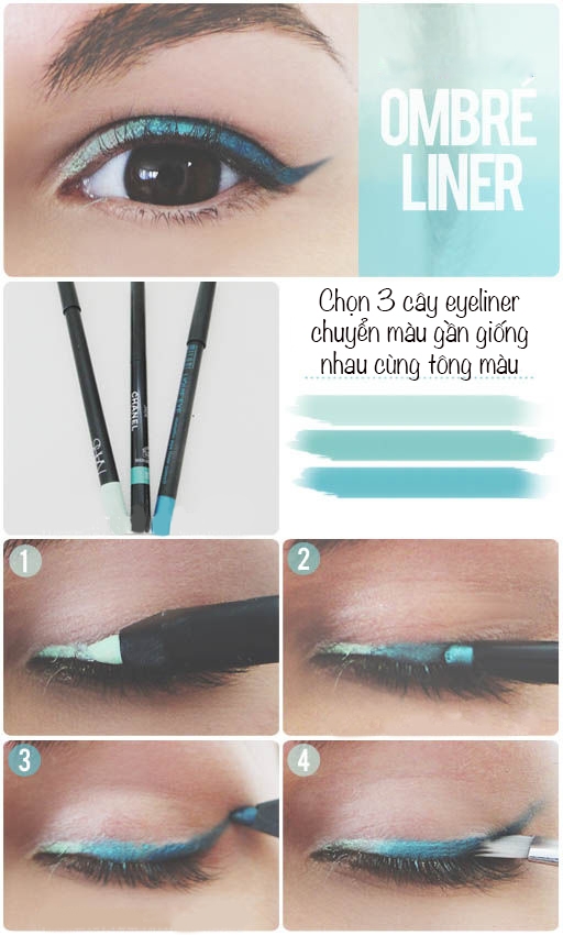 Gợi ý các kiểu trang điểm mắt hớp hồn chàng ngày 8-3