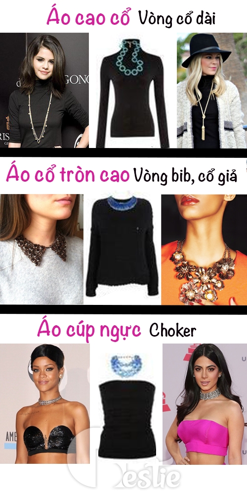 Áo nào chọn vòng cổ kiểu đó