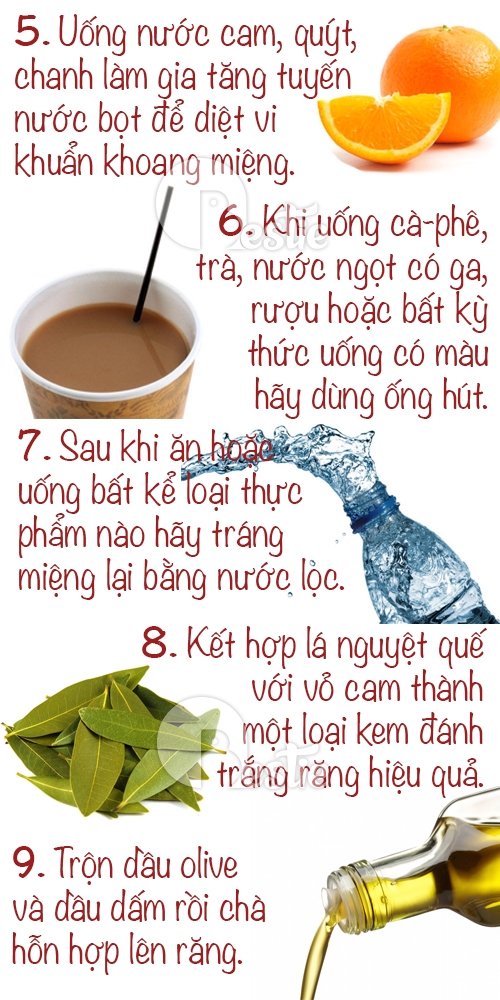 15 cách giữ cho răng miệng luôn sạch và sáng bóng bạn cần bỏ túi ngay