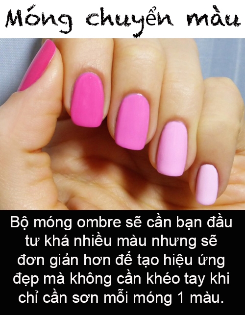 Mẫu móng siêu đẹp cho nàng lười chỉ với 5 phút thực hiện