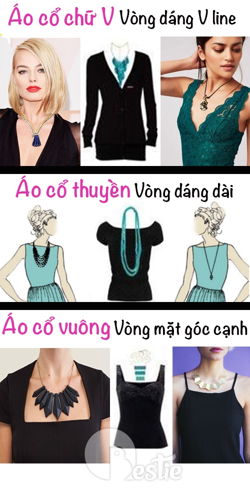 Áo nào chọn vòng cổ kiểu đó