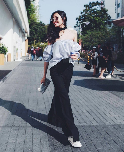 Ngày càng nhiều thiếu nữ thích khoe vai