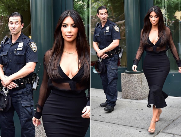 Anh chàng bảo vệ tòa nhà ở New York bị cuốn hút trước vòng ba trứ danh của Kim Kardashian.