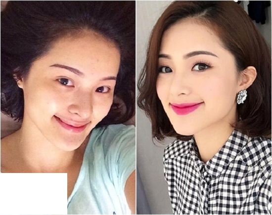 "Phát hoảng" với nhan sắc sao Việt khi không trang điểm