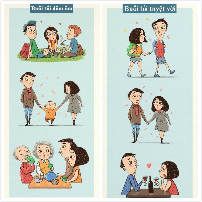 Những phút giây riêng tư, chỉ có hai người là khoảng thời gian tuyệt vời nhất của các