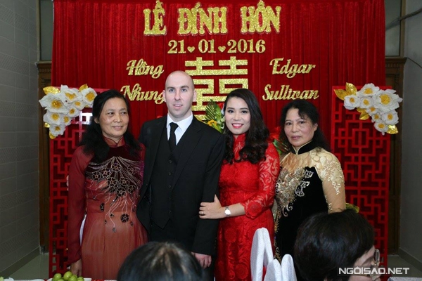 Sau khi trở về Mỹ, Edgar xin phép bố mẹ Hồng Nhung để được bảo lãnh cô sang Mỹ dưới dạng hôn thê. Tháng 8/2015, Edgar đến Việt Nam lần thứ hai để làm lễ dạm ngõ. Tháng 11/2015, Hồng Nhung sang Mỹ 'ra mắt' gia đình chồng. Tháng 1/2016, Edgar cùng bố mẹ, họ hàng đến Việt Nam tổ chức lễ ăn hỏi và đám cưới.