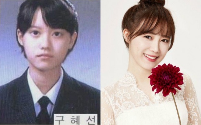 Goo Hye Sun sinh năm 1984, nhưng vẫn đẹp đôi bên chồng trẻ một phần nhờ vào gương mặt trẻ không tỳ vết. Cô cũng tự hào với vẻ đẹp tự nhiên, chưa hề qua dao kéo.
