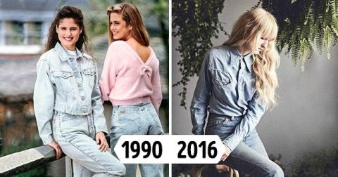 18 xu hướng thời trang thập niên 90 đang