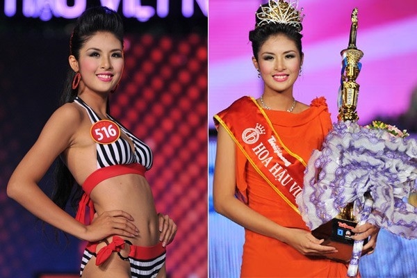 Đặng Thị Ngọc Hân đăng quang năm 2010. Ảnh: BTC