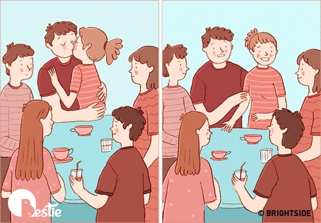 Tự nhiên thể hiện tình yêu đam mê của mình mọi lúc mọi nơi, bất kể mọi người xung quanh.
