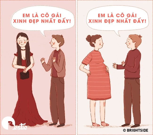 Đam mê nhất thời khiến các chàng trai trẻ chạy theo các cô nàng hotgirl. Tình yêu thực sự là khi nhìn thấy cô ấy mang nặng đẻ đau chính giọt máu của mình.