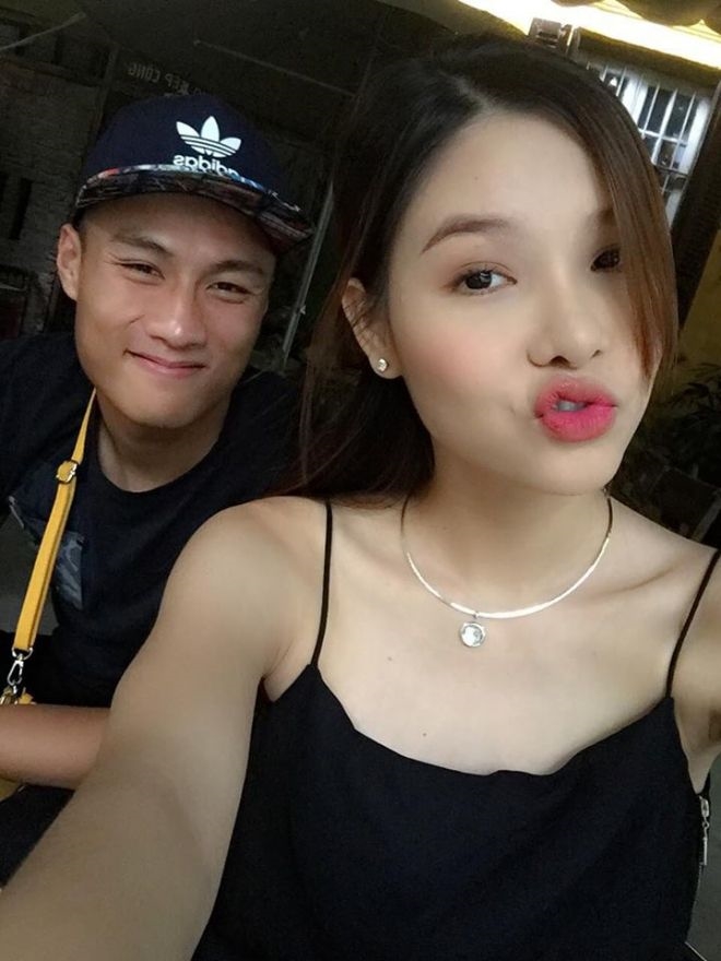 Những hình ảnh ngọt ngào của Kỳ Hân - Mạc Hồng Quân được chia sẻ liên tục trên Facebook cá nhân.