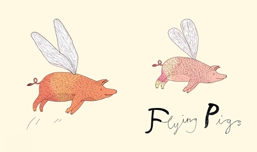 Bestie flying pigs