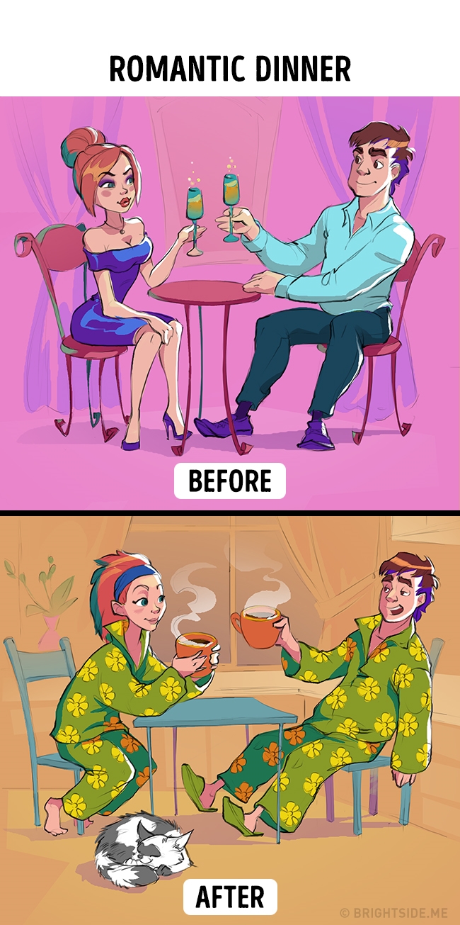 10 thay đổi lớn lao không kém phần hài hước khi về chung một nhà
