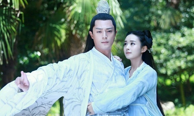 Lệ Dĩnh và Hoắc Kiến Hoa trong Hoa Thiên Cốt. Ảnh: Sina.