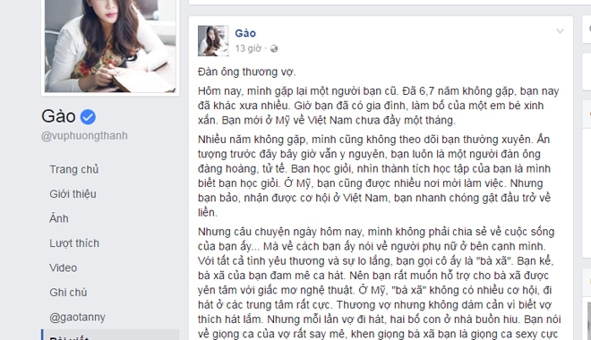 Nhà văn Gào: Đàn ông có tốt, phụ nữ mới yêu!
