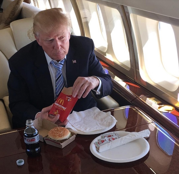bestie thoi quen an uong cua Donald Trump 2
